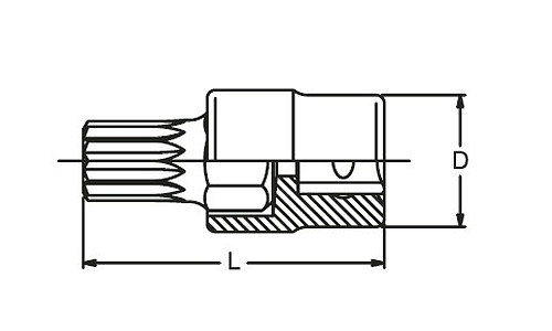 Ko Ken 4020 60 Mh16 1 2 Xzn Vielzahn Nuss Betec Tools